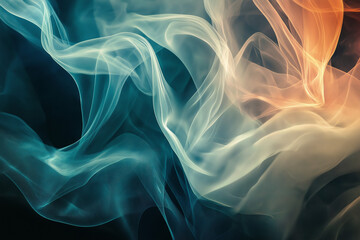 Wall Mural - abstract wavy background