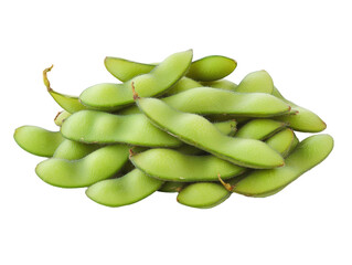 Wall Mural - Isolated Pile of Green Edamame Soybeans