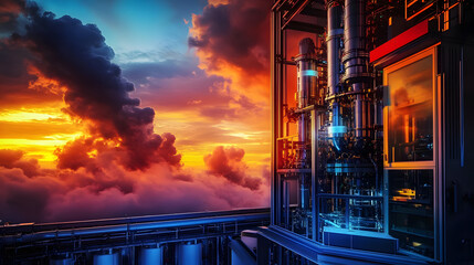Wall Mural - ai-driven quantum machine learning models for predicting climate change patterns and optimizing ener