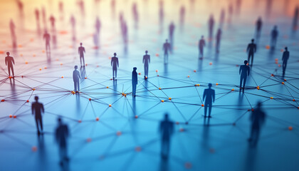 human network concept