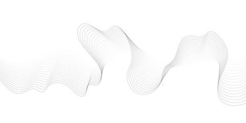 Poster - Modern abstract white wave digital geometric Technology, background and many more, twisted curve lines with blend effect abstract vector abstract background, Design for banner, wallpaper, 
