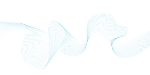 Leinwandbilder - Abstract blue purple gradient flowing wave lines on white background. Modern colorful wavy lines pattern design element. Suit for poster, website, banner, presentation, cover, brochure, flyer, blue