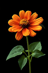 Wall Mural - Mexican sunflower or tree marigold flower (Tithonia diversifolia)