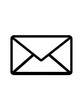 © Rady - Black Simple Email letter message mail for communication icon