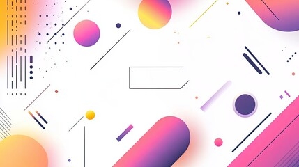 Wall Mural - White background with soft shapes and gradients, creating an elegant abstract design for presentation or branding use.
