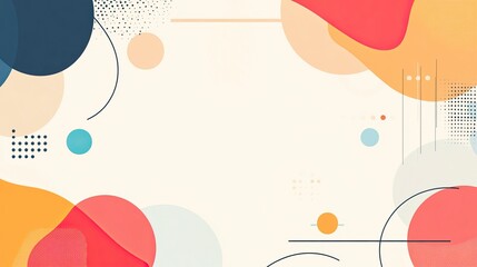 Wall Mural - White background with soft shapes and gradients, creating an elegant abstract design for presentation or branding use.