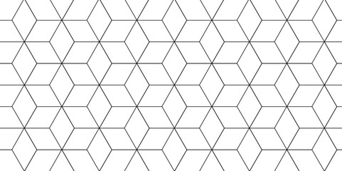 Vector tiles gradient science web tech connection triangle diamond honeycomb hexagon art. Seamless pattern with hexagon square cube geometric pattern shapes grid metal element texture design. 