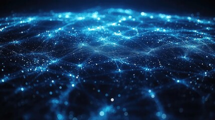 A digital illustration of a global network,
