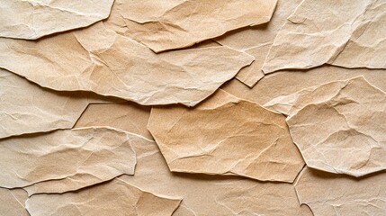 Wall Mural - Close up of a piece of paper with visible texture and details in natural lighting