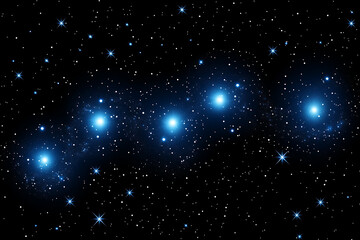 starry sky background with blue night space stars and milky way galaxy in the dark black universe.
