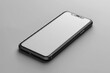 © typepng - A close-up of a cell phone displaying a blank screen, perfect for illustrating digital detox or minimalist technology
