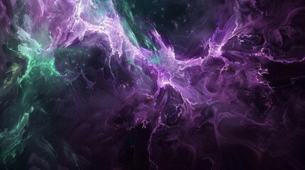 Abstract Nebula Cosmic Cloudscape