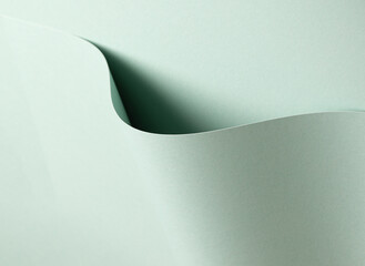 Poster - Mint green paper background with a smooth matte surface and soft pastel tones. Elegant and tranquil, it offers a minimalist, refined, and contemporary design with a fresh, calming, and harmonious