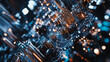 © Teeraphon - Smart digital Innovation city with connection network reciprocity over the twilight cityscape. of future smart wireless digital city and social media networking systems that connects people with city