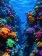 © kang - Vibrant coral reef underwater scene. (2)