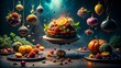 © Four888 - Surreal Dark Food Photography: Ethereal Gastronomy in Shadow