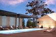 © murattellioglu - 3d render luxury villa house and pool
