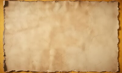 Wall Mural - Classic old paper background with torn edges and yellowed corners,  brown,  rustic,  beige