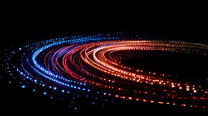 Wall Mural - abstract speed light trails