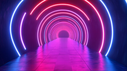 Wall Mural - abstract speed light trails