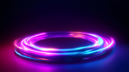 Wall Mural - abstract speed light trails