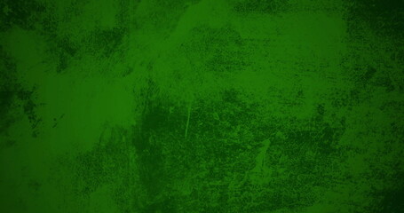 Wall Mural - image of distressed pattern moving over green background