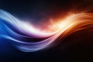 Wall Mural - vibrant abstract background showcasing colorful flowing waves with chaos in design and quality creat