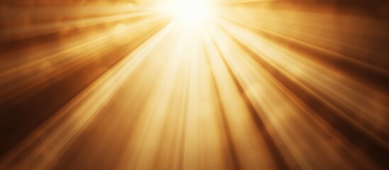 Poster - golden light rays illuminating a dark background with abstract texture and ample copy space for text