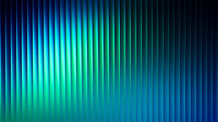 futuristic neon texture with vibrant shades of blue green gradients and bright smooth fluted vertica