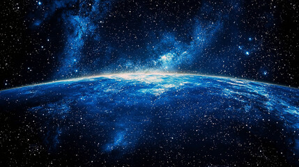Wall Mural - Cosmic Earth: A Stunning View of Our Planet from Space