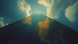 © Creative Reflections - Modern tall building with a reflective facade and vibrant sky.
