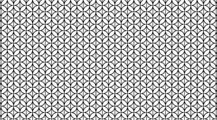 Circular shape vector background pattern design | Pattern design with geometric shape with circle, line, diamond, 3d object with black, white colour | Seamless modern pattern background
