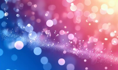 Wall Mural - A vibrant, dreamy background with colorful bokeh effects, ideal for creative projects and designs.