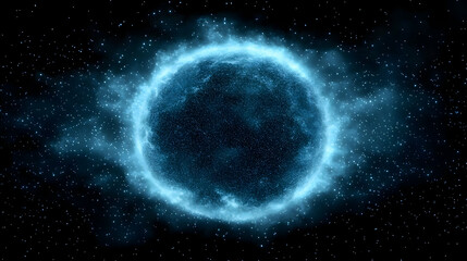 Wall Mural - glowing celestial sphere 3d render