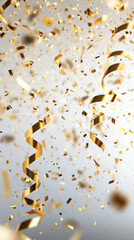 Wall Mural - celebration background template with confetti