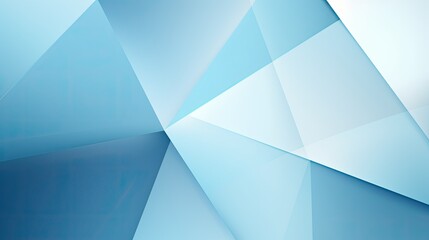 Wall Mural - abstract geometric design in shades of blue, ideal for backgrounds or digital projects.