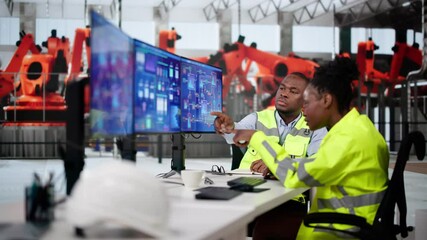 Aufkleber - Engineer Operator Using Scada System