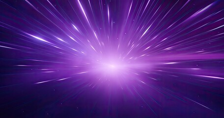 Wall Mural - A vibrant cosmic explosion of light and energy in a purple space backdrop.