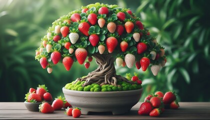 The Bonsai Strawberry Tree Where Serenity Meets Sweetness