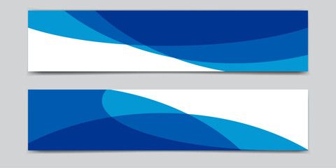 Wall Mural - divider header for app, banners or posters. set of template dividers shapes for website. curve lines