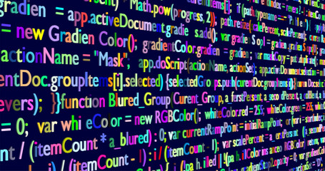 Desktop source code and technology background, Developer or programer with coding and programming, Wallpaper by Computer language and source code, Computer virus and Malware attack.