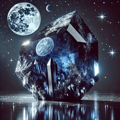 Wall Mural - midnight quartz