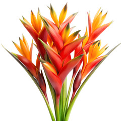 paradise flower isolated on transparent background