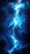 © emzee - Abstract Cosmic Lightning Bolt in a Starry Nebula