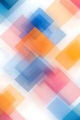 Fototapete - An abstract geometric pattern with overlapping shapes that appear to shift and change colors from different angles, illustrating the concept of visual perception and cognitive processing,
