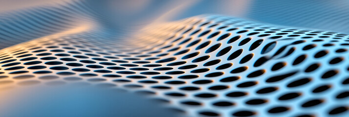 Leinwandbilder - A detailed macro shot of a surface with repeating patterns that create an optical illusion of depth and texture, highlighting the nuances of visual perception,