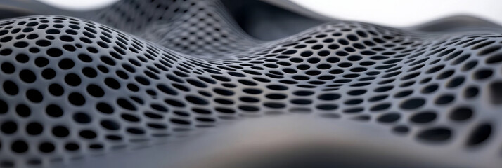 Leinwandbilder - A detailed macro shot of a surface with repeating patterns that create an optical illusion of depth and texture, highlighting the nuances of visual perception,
