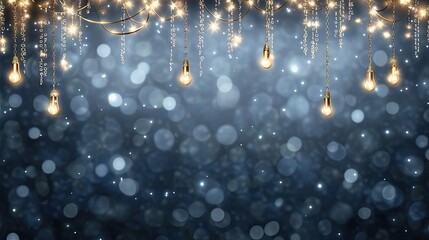 A detailed background featuring glowing elements and binary code set against a dark blue backdrop, ideal for technology themes