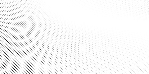 Wall Mural - dotted gradient halftone background. horizontal seamless dotted pattern in pop art style. abstract m