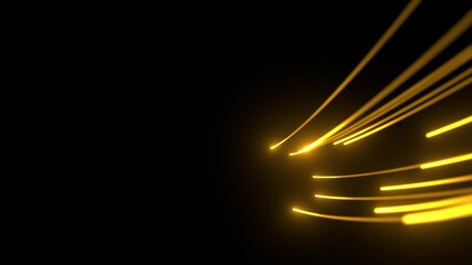Wall Mural - light particles logo titles reveal animation loop.mov